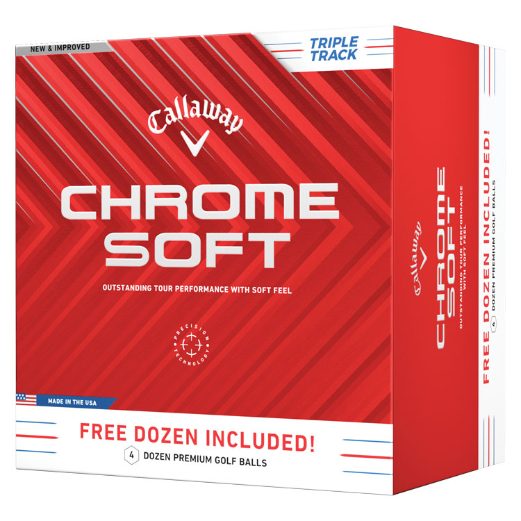 Callaway Chrome Soft Triple Track 2024 Loyalty Pack 3 för 4