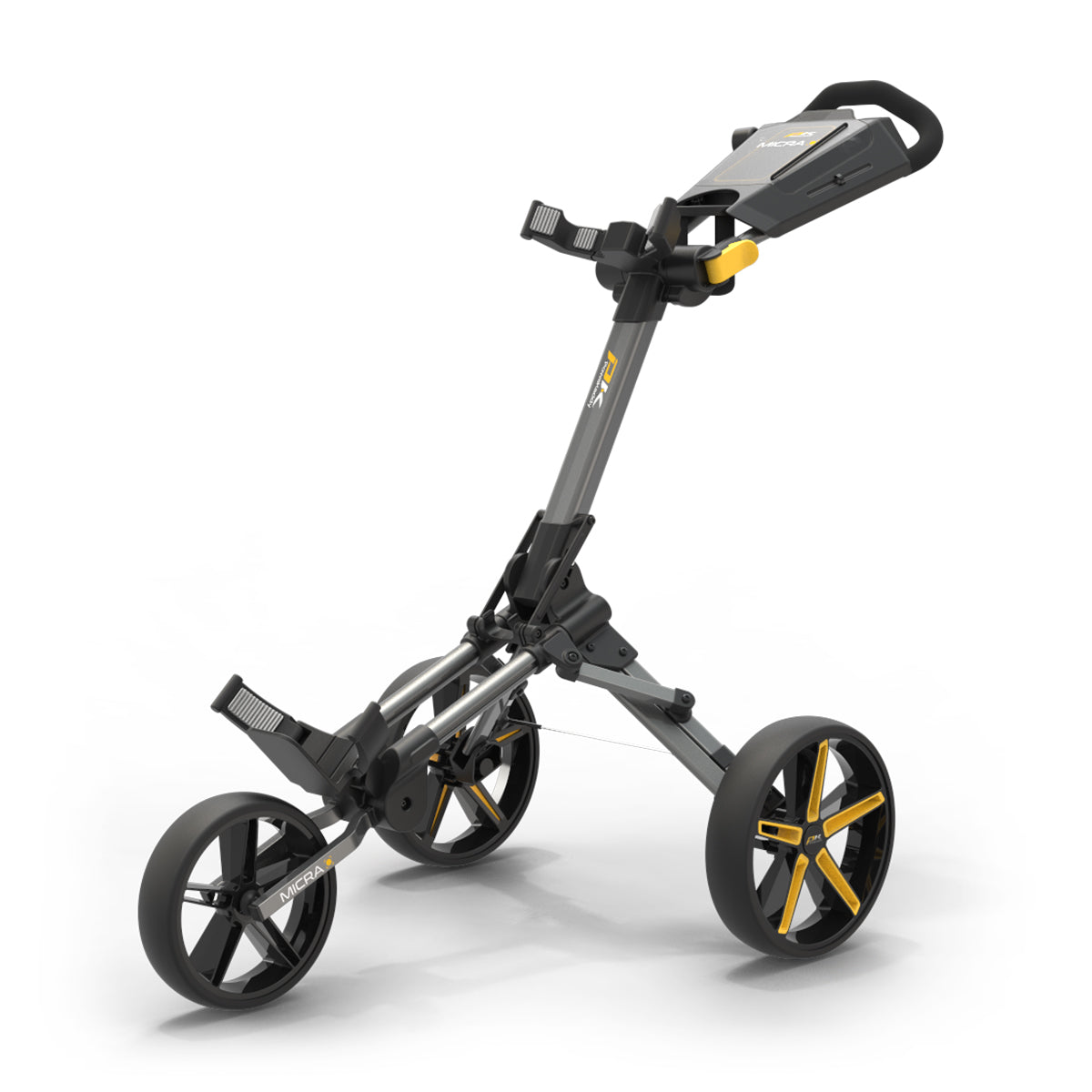 PowaKaddy Micra Svart/Gula Detaljer