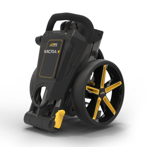 PowaKaddy Micra Svart/Gula Detaljer
