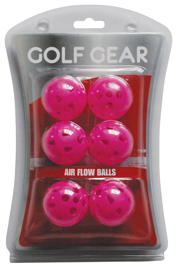 Golf Gear Practise ball Airflow Rosa 6-pack