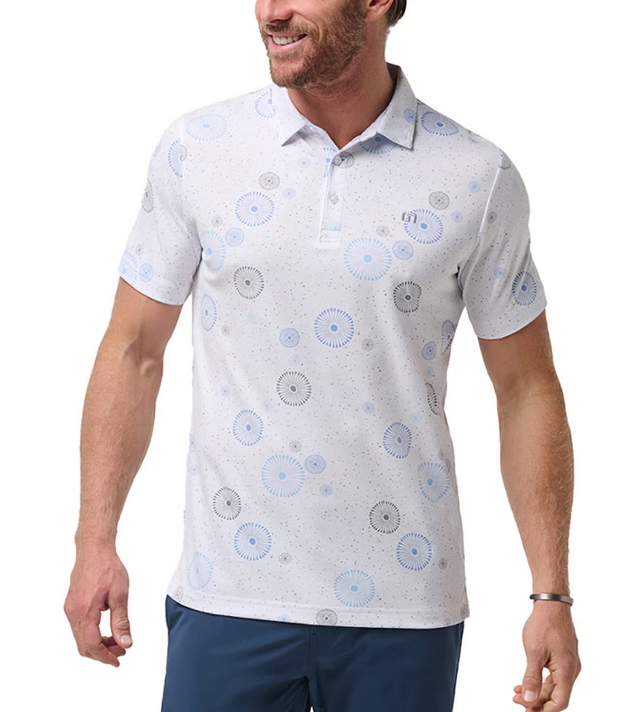 Travis Mathew Caught Inside No Logo Polo