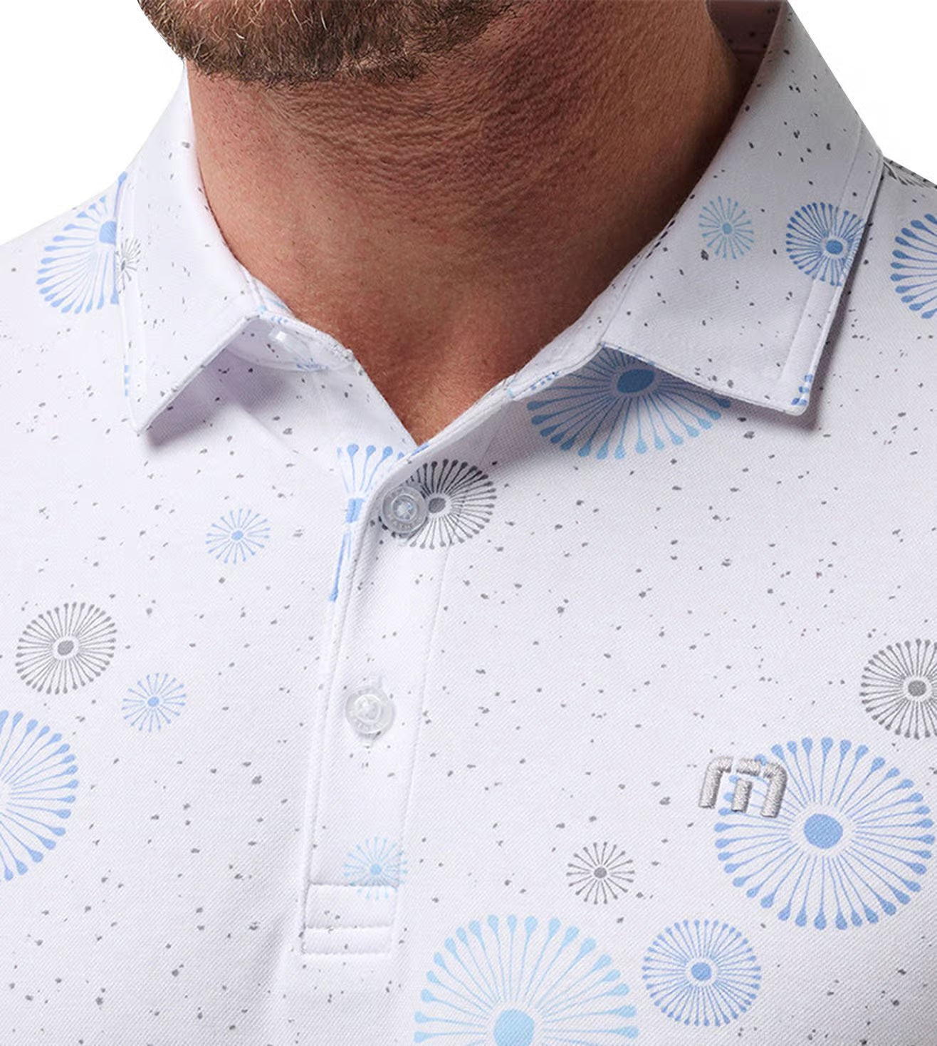 Travis Mathew Caught Inside No Logo Polo