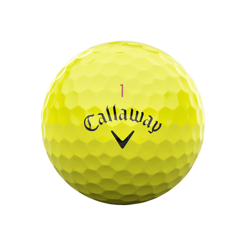 Callaway Chrome Soft 2024   ChromeSoftballgul 