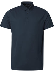 Abacus Mens Cray Drycool Polo in Navy color, a stylish and breathable men's golf polo with classic collar.