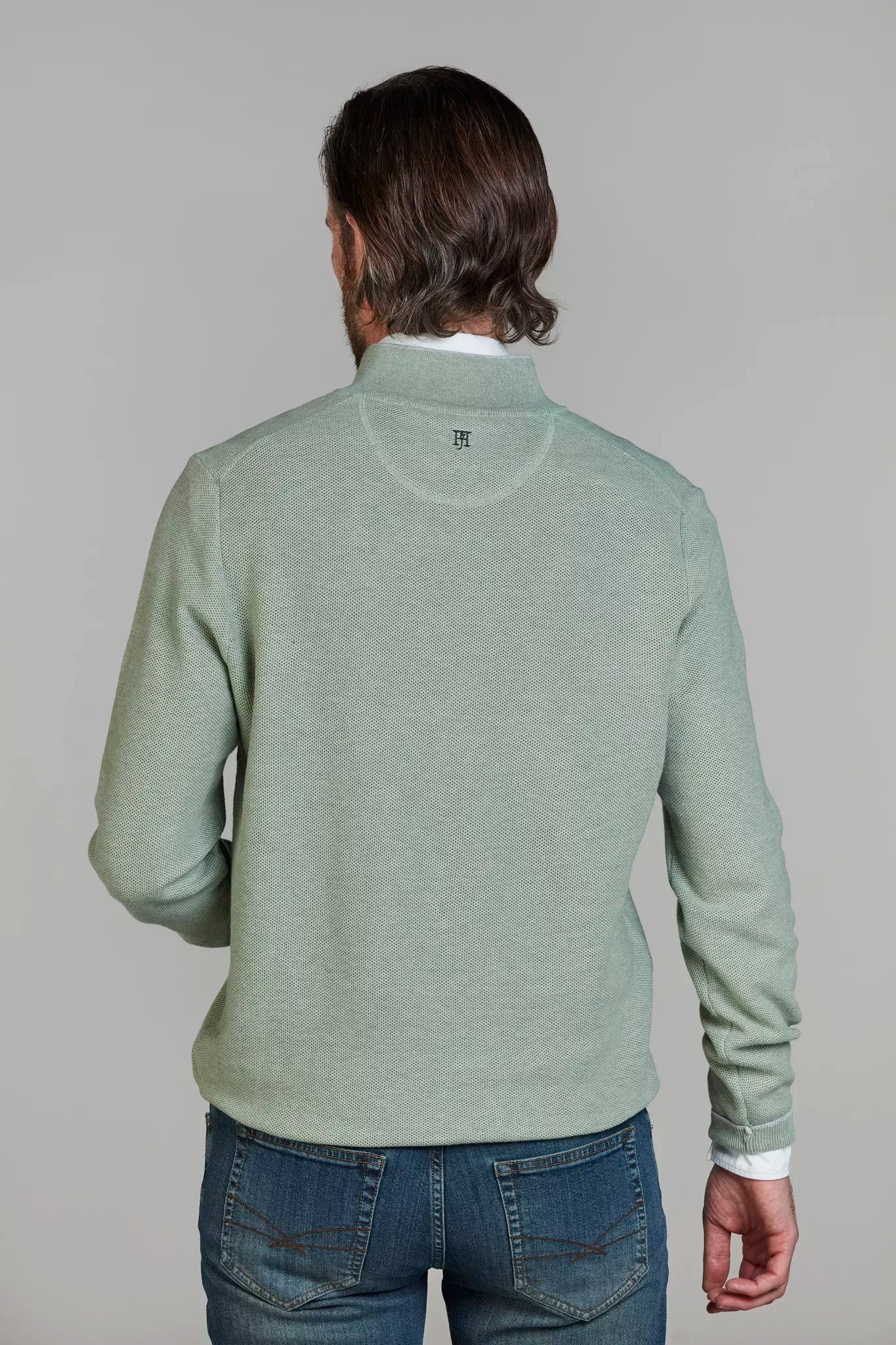 Hansen & Jacob Half Zip Structure Knit