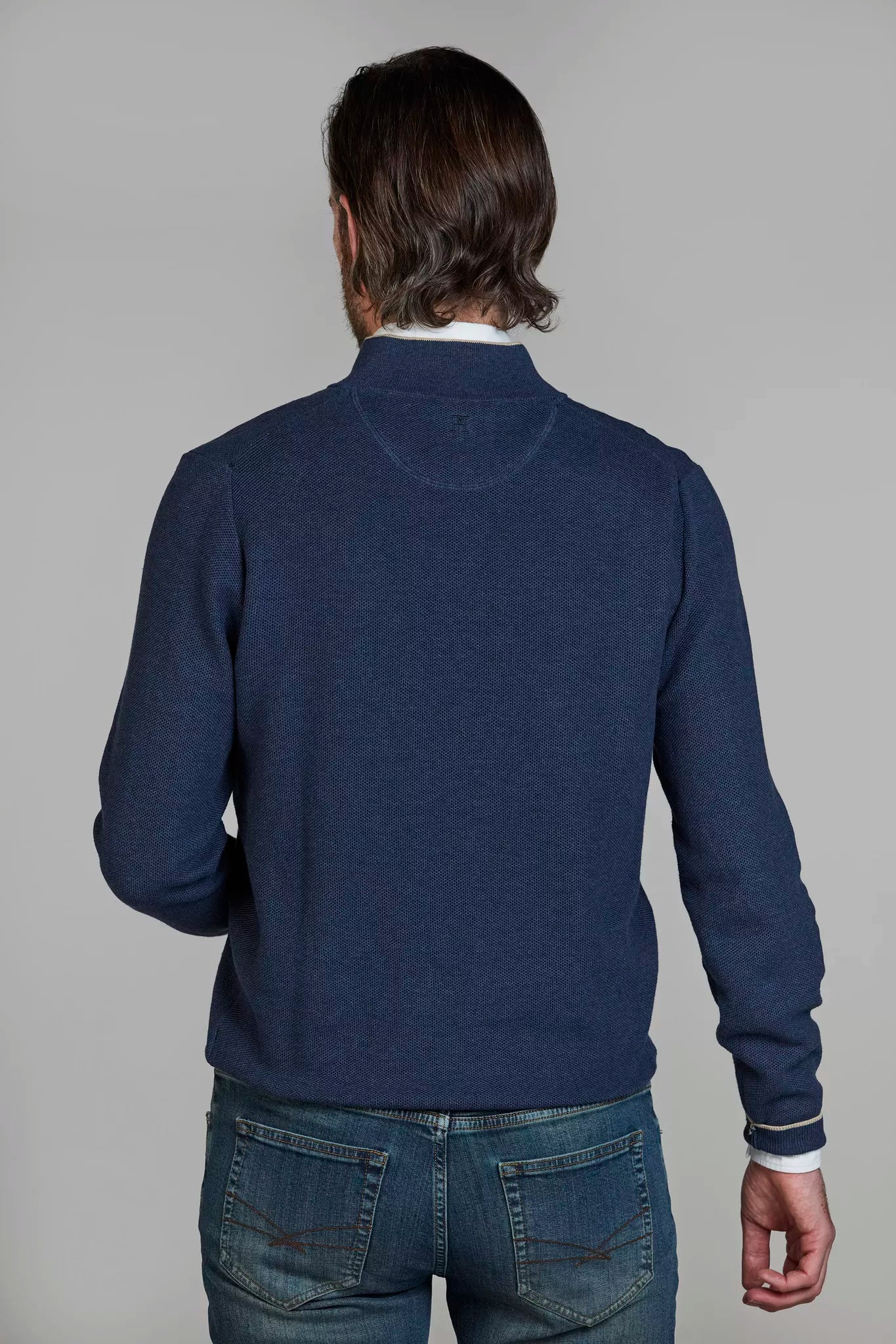 Hansen & Jacob Half Zip Structure Knit