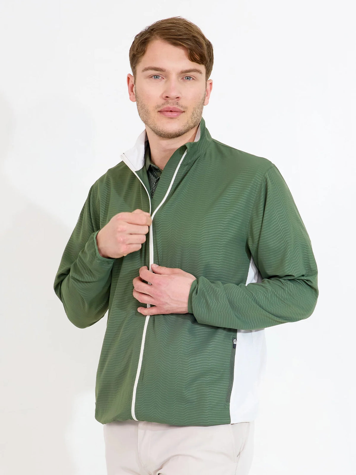 Abacus Mens Lanark Classic Stretch Wind Jacket