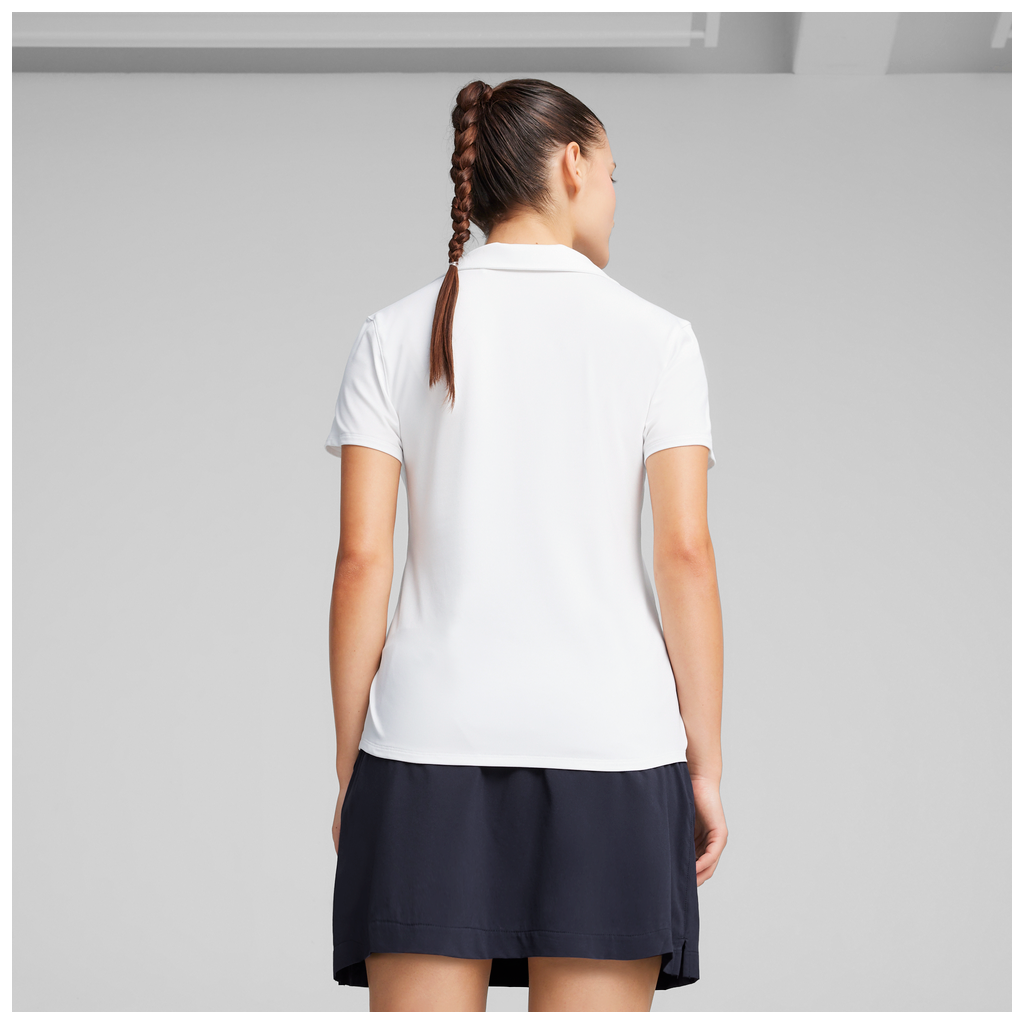 PUMA W Cloudspun Piped SS Polo 623911-01 Vit