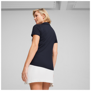 PUMA W Cloudspun Piped SS Polo 623911-02 BLå