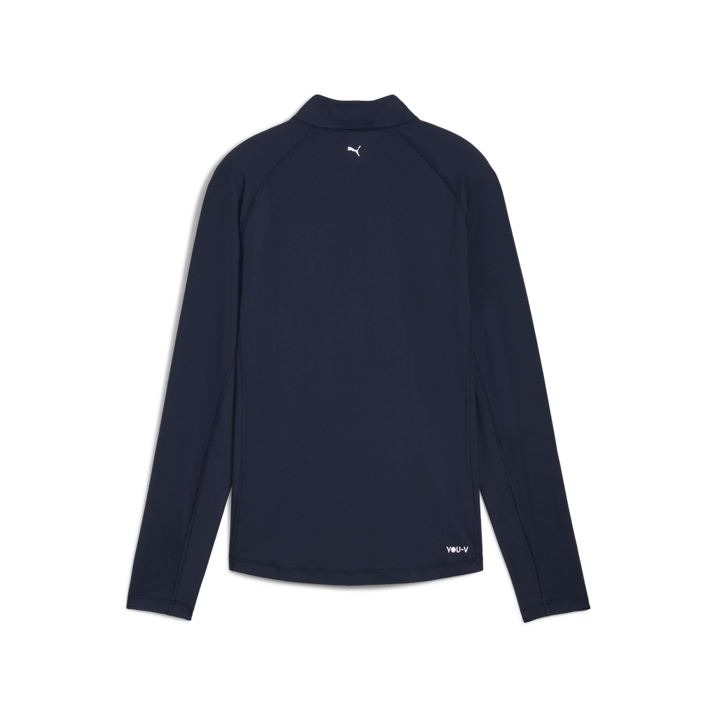 PUMA W YOU-V Solid 1/4 Zip 629521-02 BLue