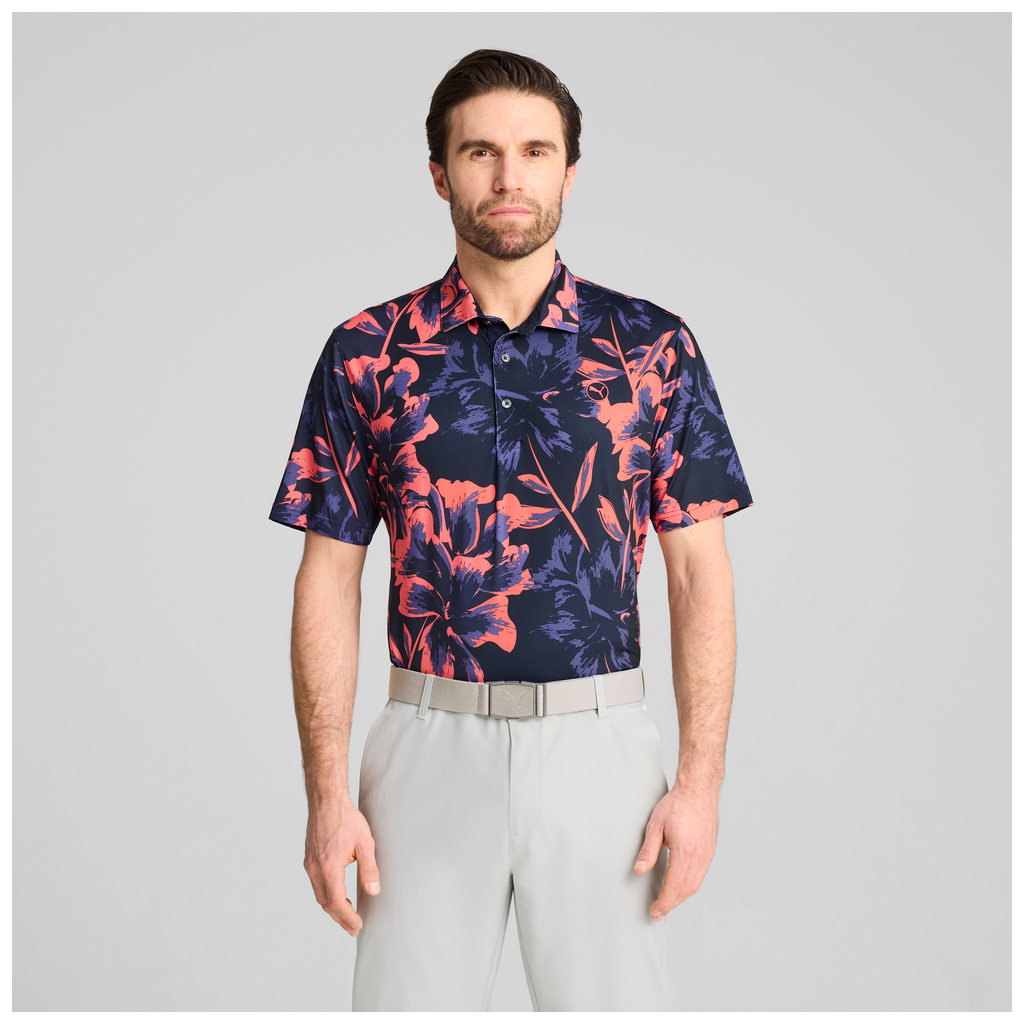 PUMA MATTR Broken Flower Polo - LC 630572-01 blue