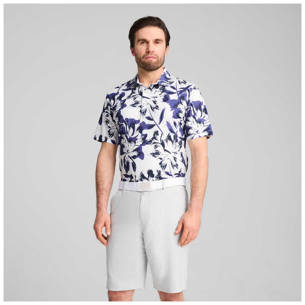 PUMA MATTR Broken Flower Polo - LC 630572-02 white