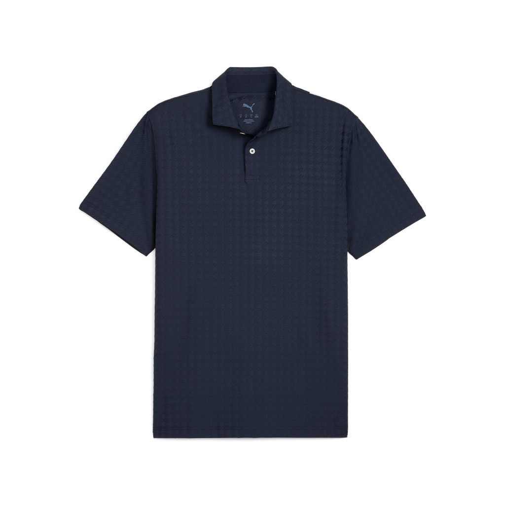 PUMA MATTR Houndstooth Polo 632198-01 blue