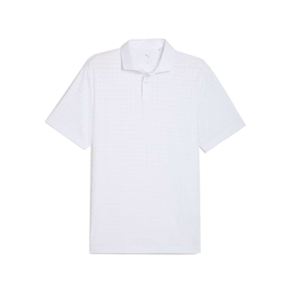 PUMA MATTR Houndstooth Polo 632198-02 Vit