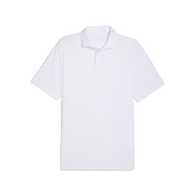 PUMA MATTR Houndstooth Polo 632198-02 Vit