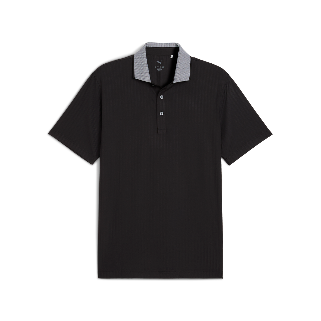 PUMA MATTR Stripe Jacquard Polo 632200-02 black