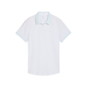 PUMA W MATTR Jaqrd Stripe SS Polo 632279-01 Vit