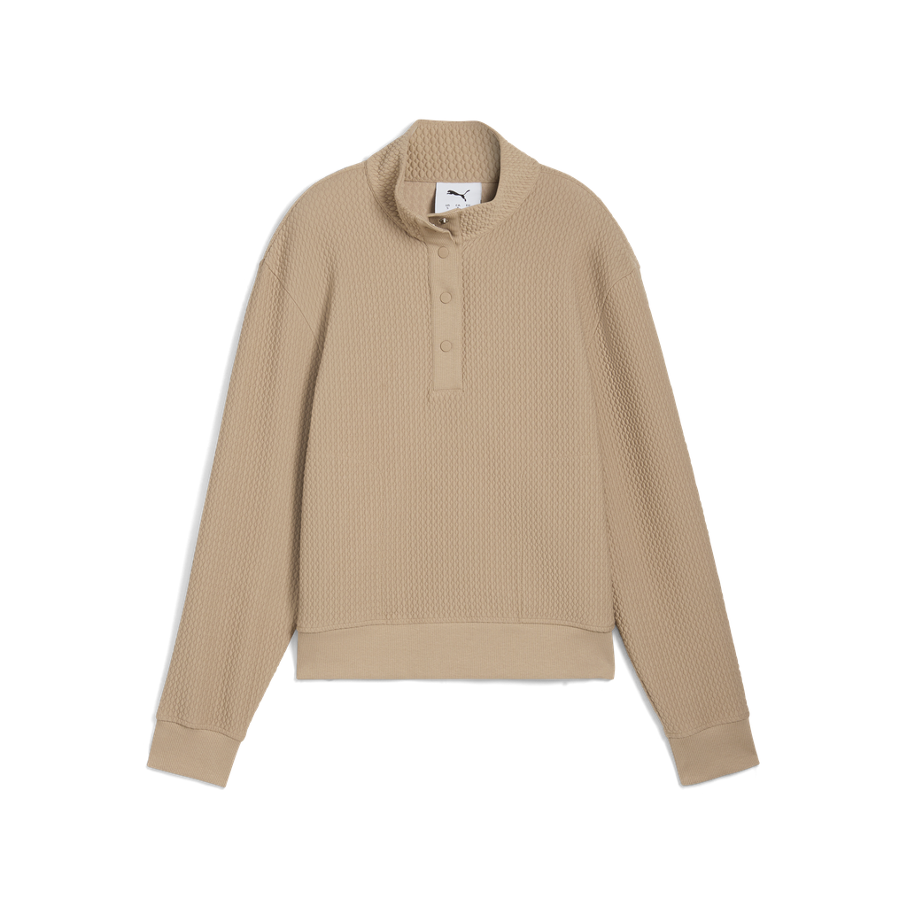 PUMA W Boulder 1/2 Snap Pullover 633036-01 beige