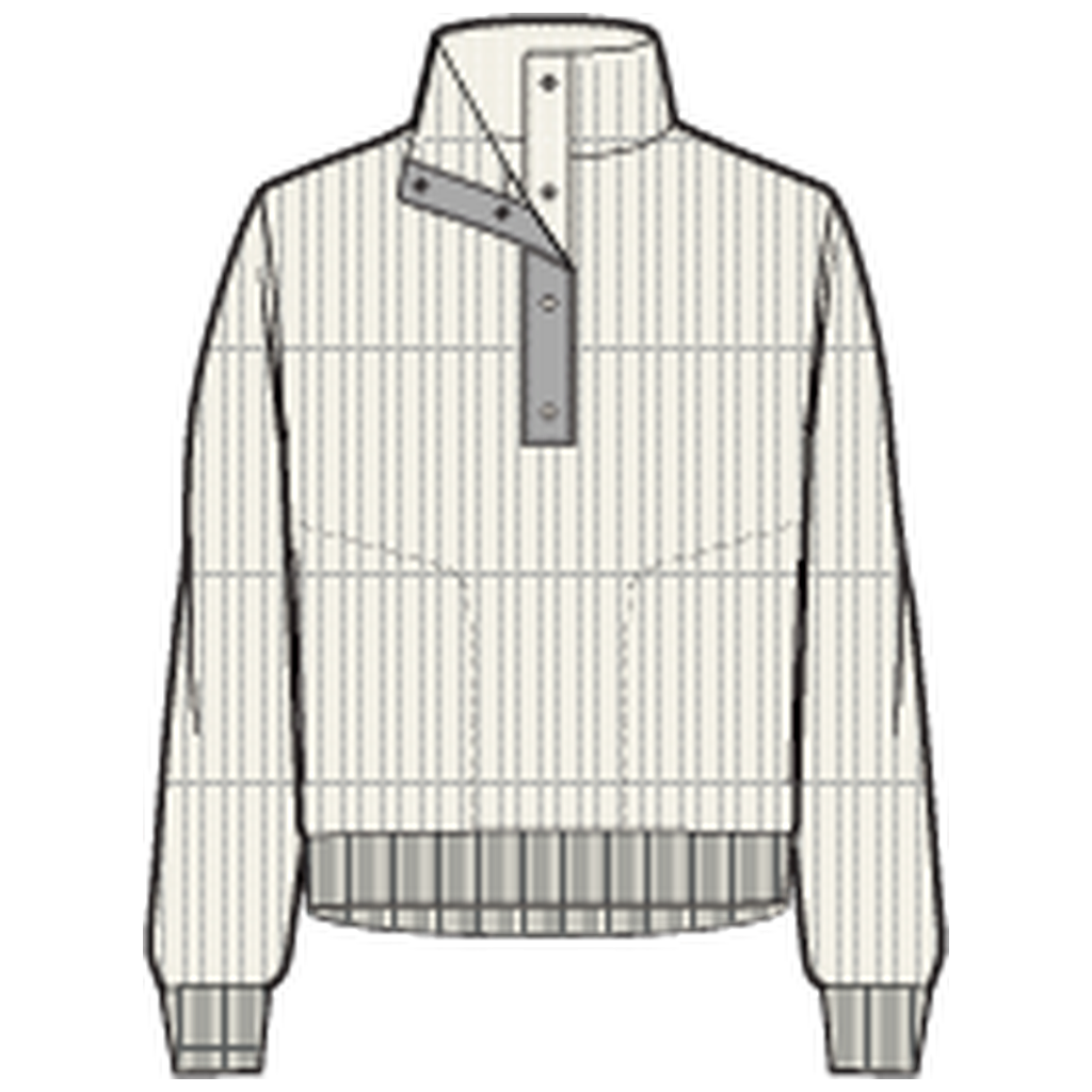 PUMA W Boulder 1/2 Snap Pullover 633036-08 Vit