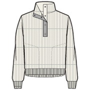 PUMA W Boulder 1/2 Snap Pullover 633036-08 Vit