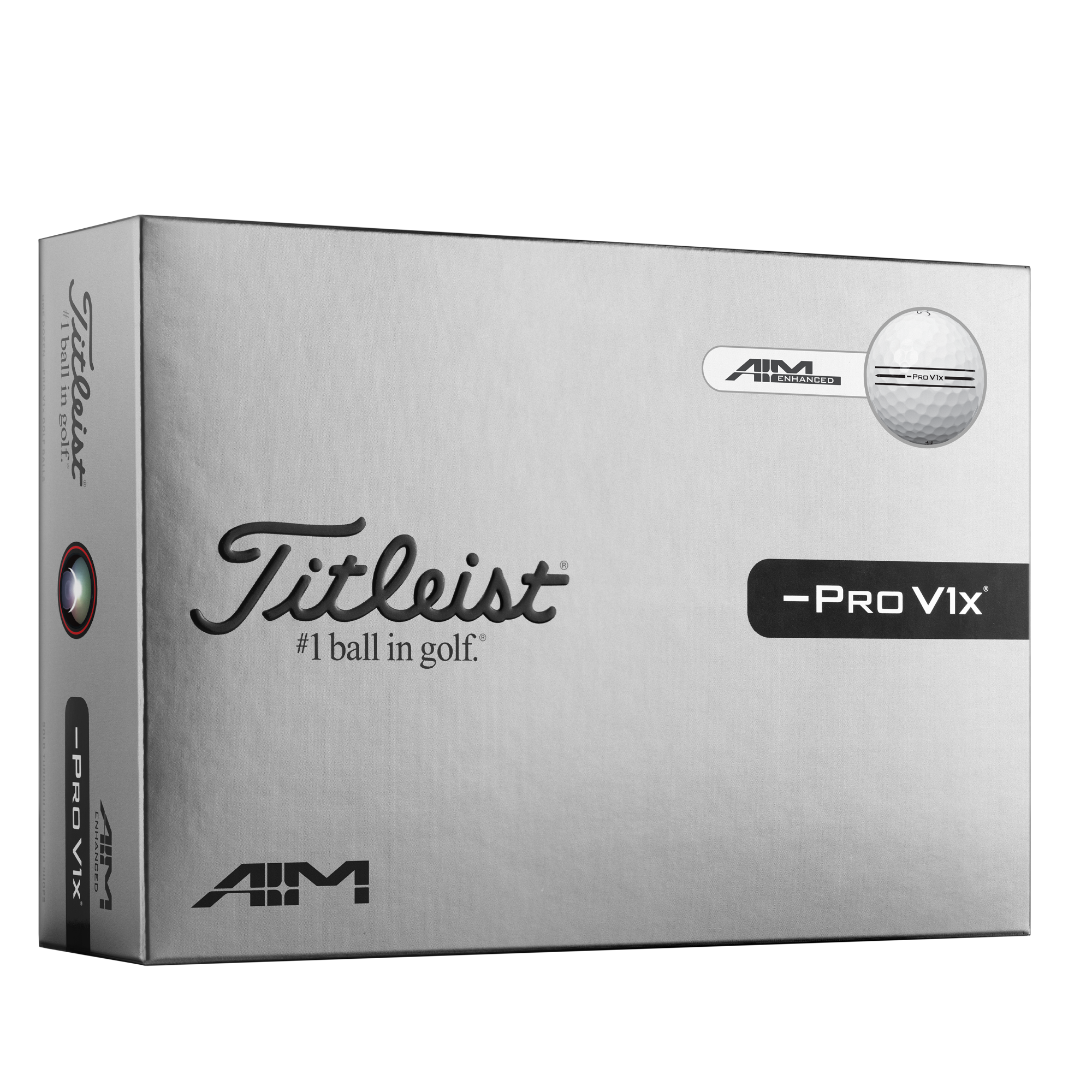 Titleist -Pro V1X (left dash) 2026 AIM Enhanced