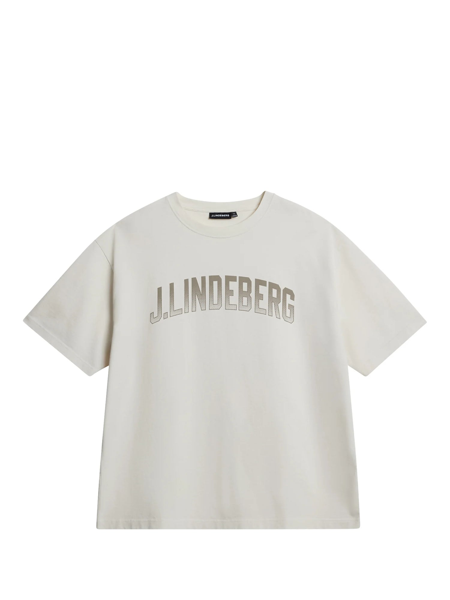 J. Lindberg Tjorn Boxy Printed T-Shirt Cloud White