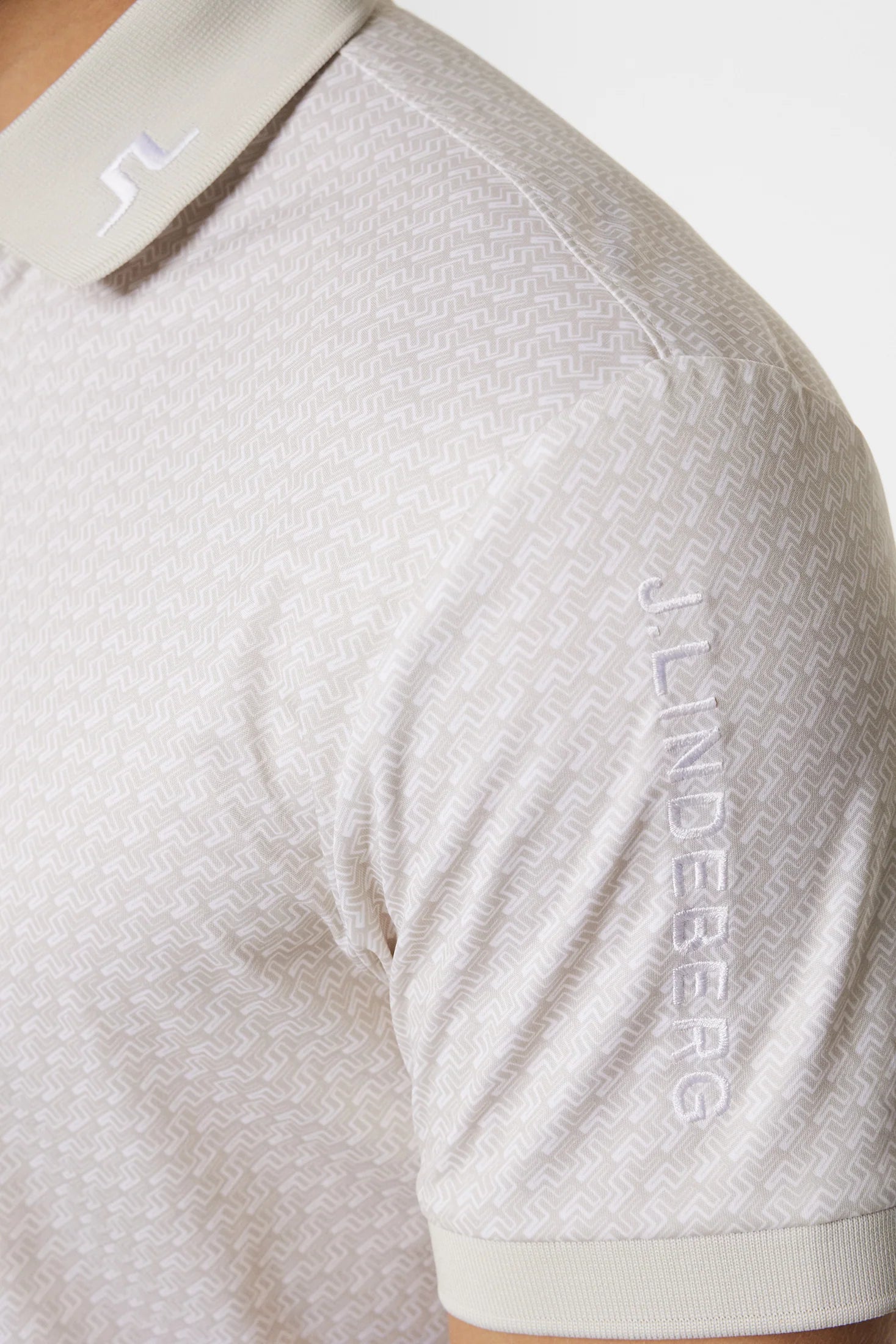 J. Lindeberg Tour Tech Print Polo