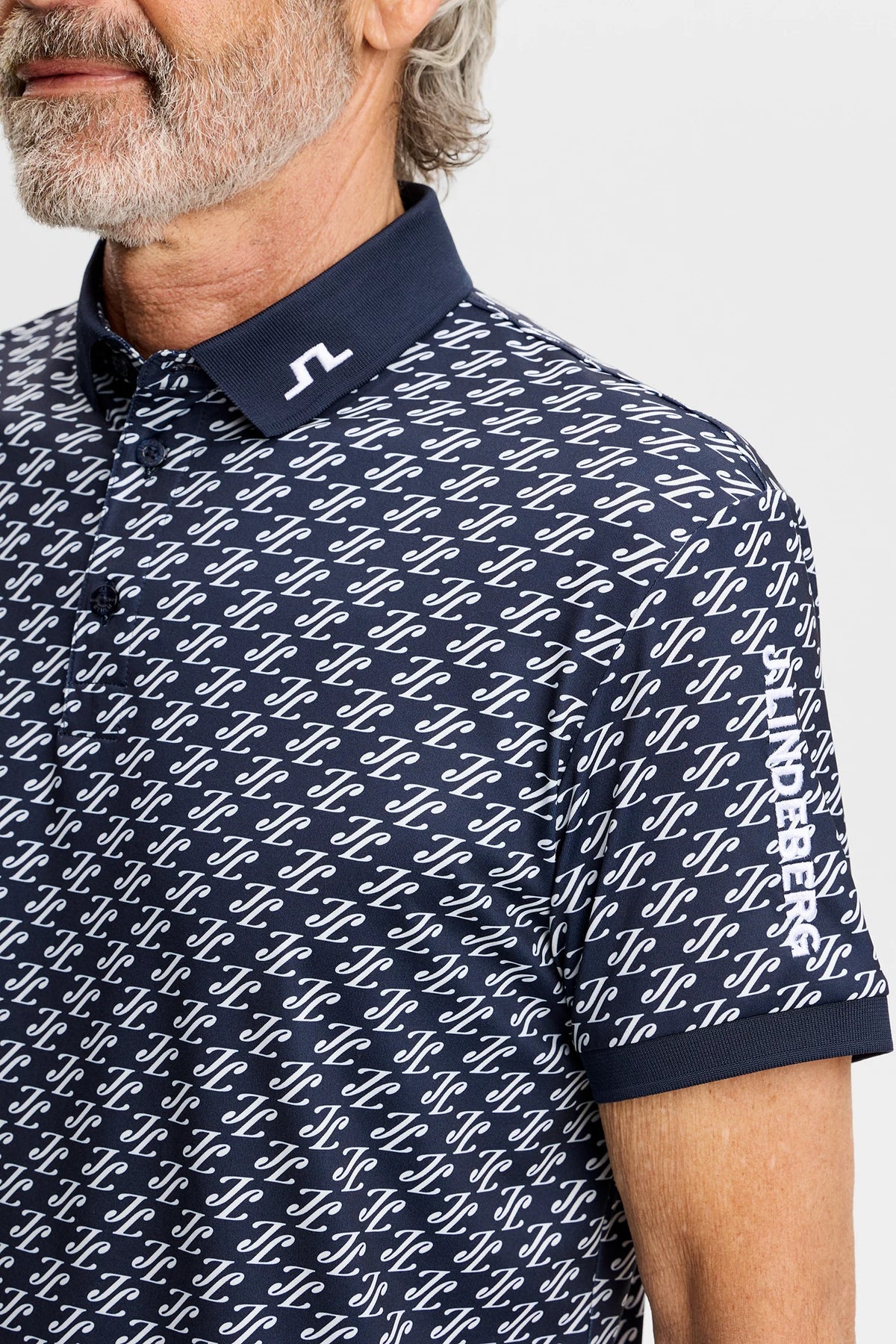 J. Lindeberg Tour Tech Print Polo