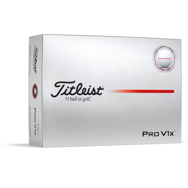 Titleist Pro V1x Performance Align Rosa