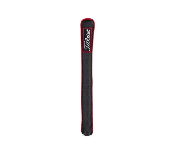 Titleist Jet Black Leather Cover Alignment Stick Black