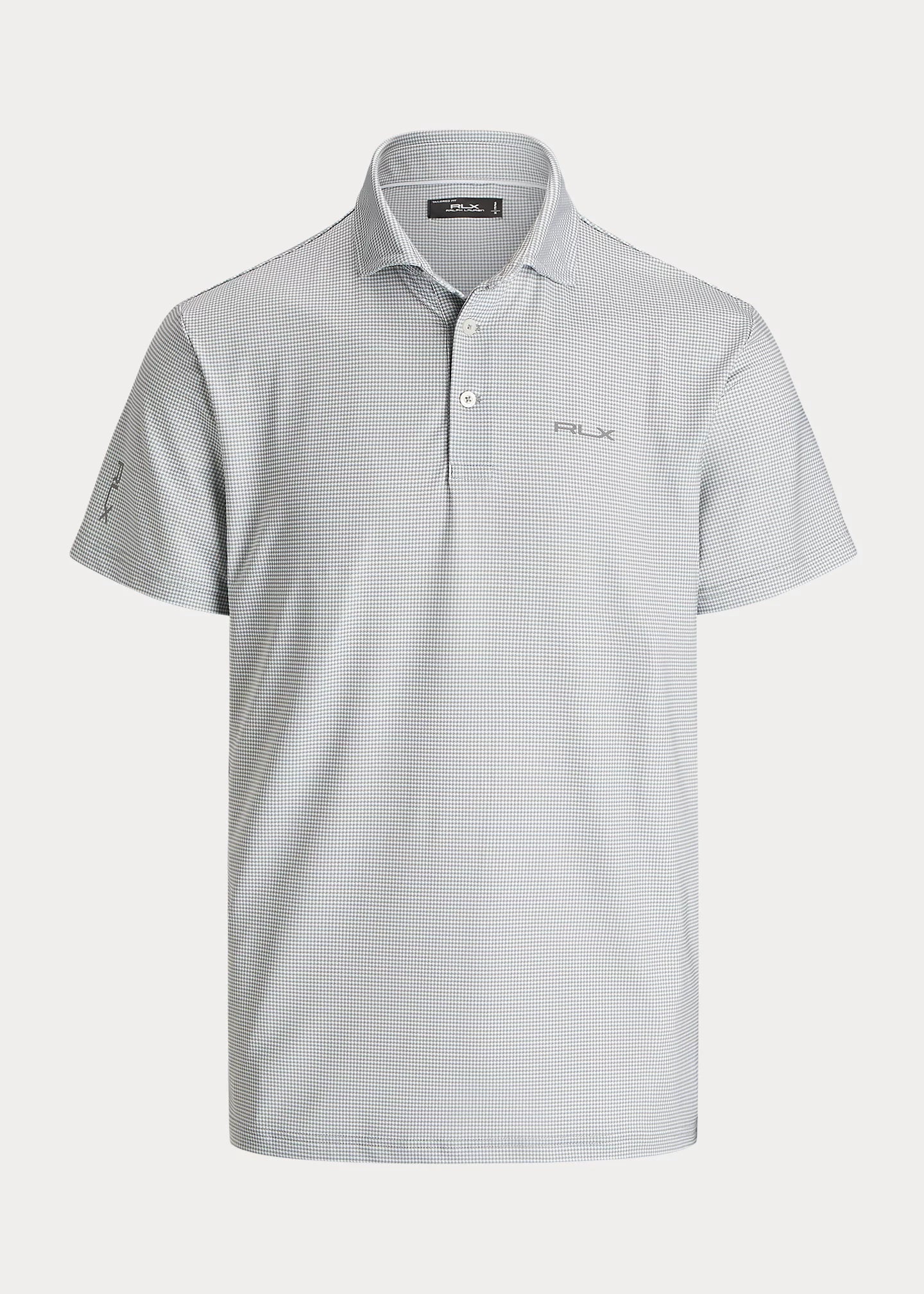 RLX Tailored Fit Houndstooth Polo Shirt