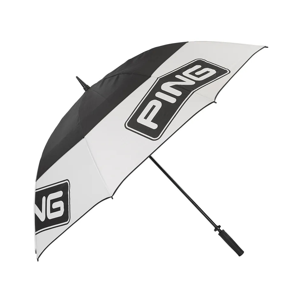 Ping Tour Umbrella Double Canopy WHITE/BLACK