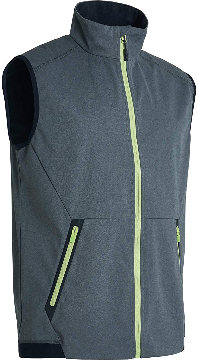 Abacus Mens Navan softshell vest greymelange