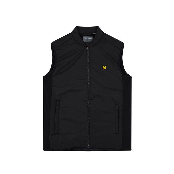 Lyle & Scott Golf Gilet Jacket Vest True Black