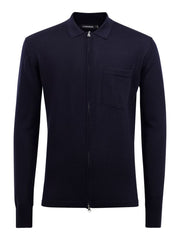 J. Lindeberg Nyle Merino Zip Cardigan