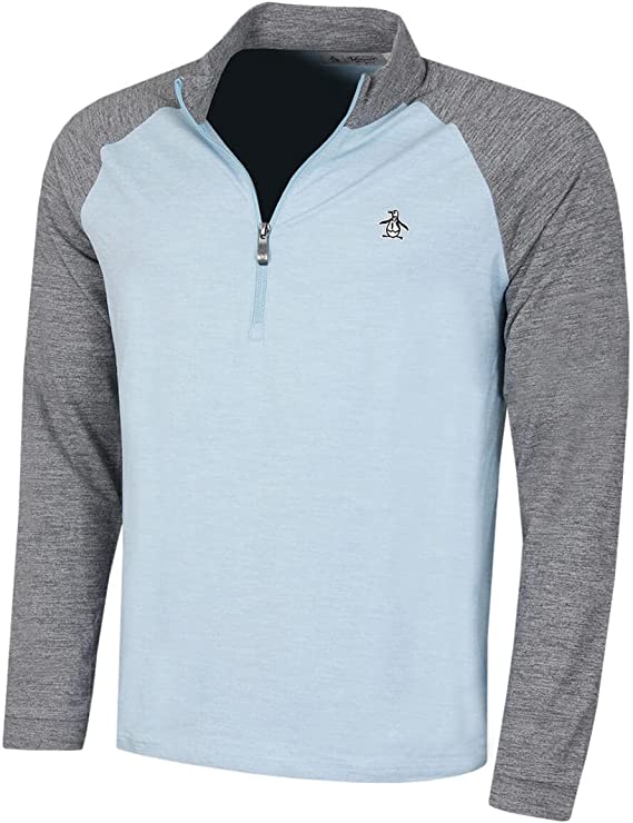 Penguin Golf Mens Lightweight Quarter Zip Pullover