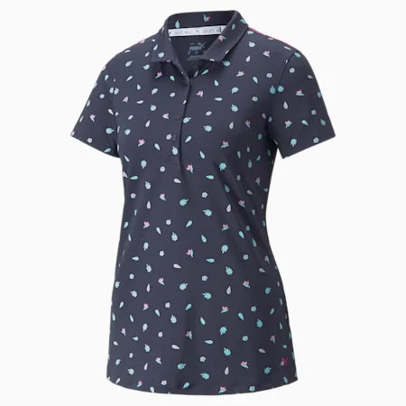 Puma W Mattr Tropics Polo Navy Blazer/Festival Fuchsia